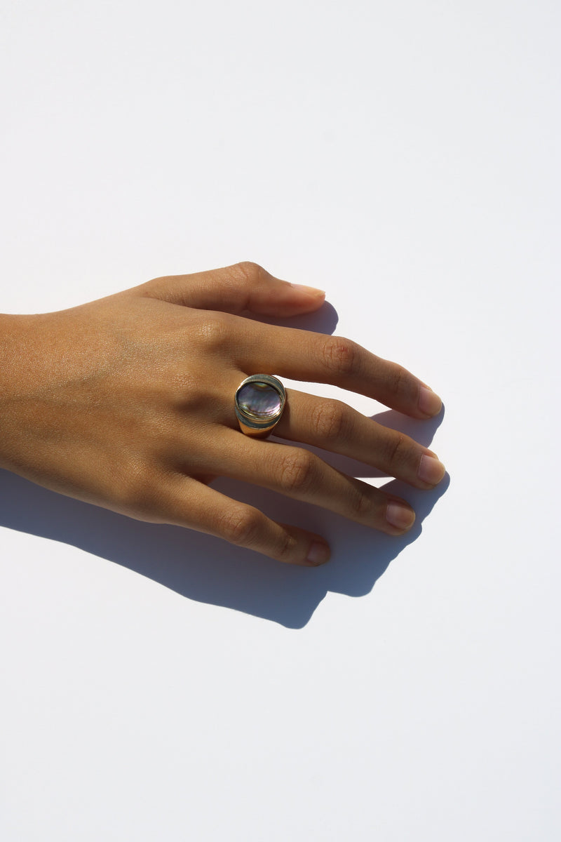 Permutte Ring Abalone