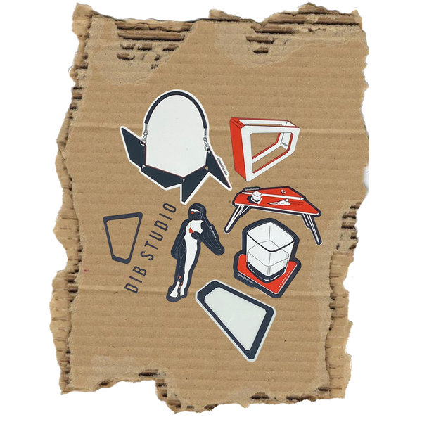 DIB Sticker Pack (Pack of 6)