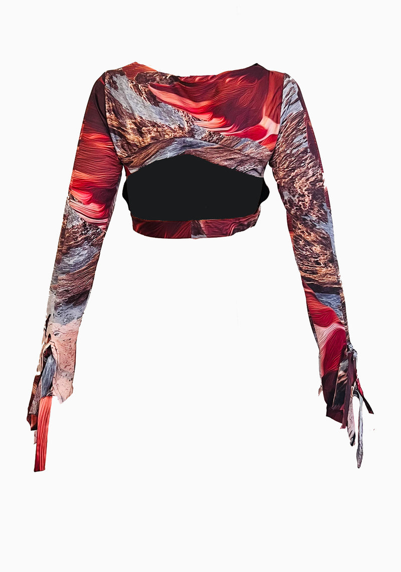 BLOOMING LONG SLEEVE TOP