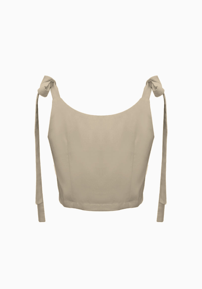 TOP CHALECO CORTO ACCESORIO