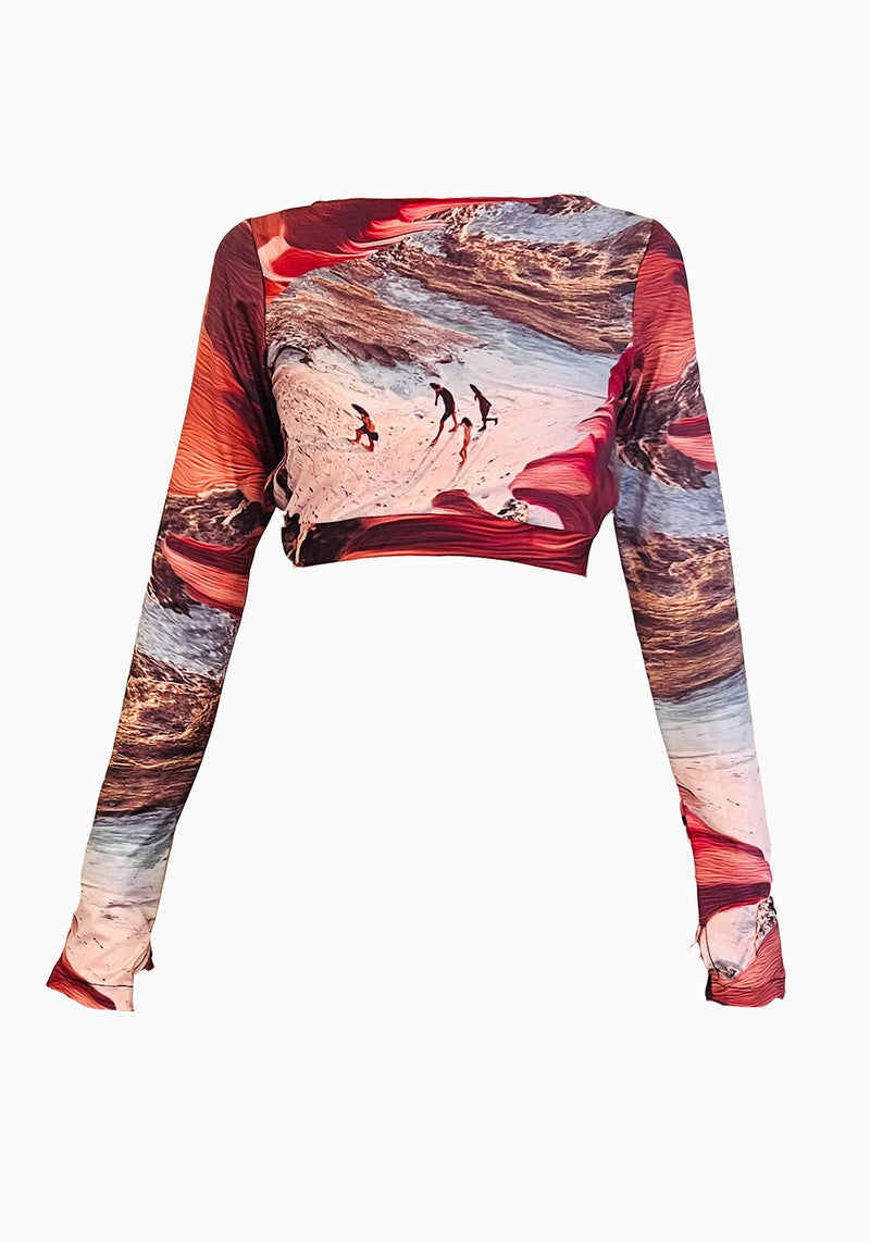 BLOOMING LONG SLEEVE TOP